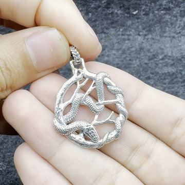 Ted Andrews Snake Sterling Silver Pendant TPD3988